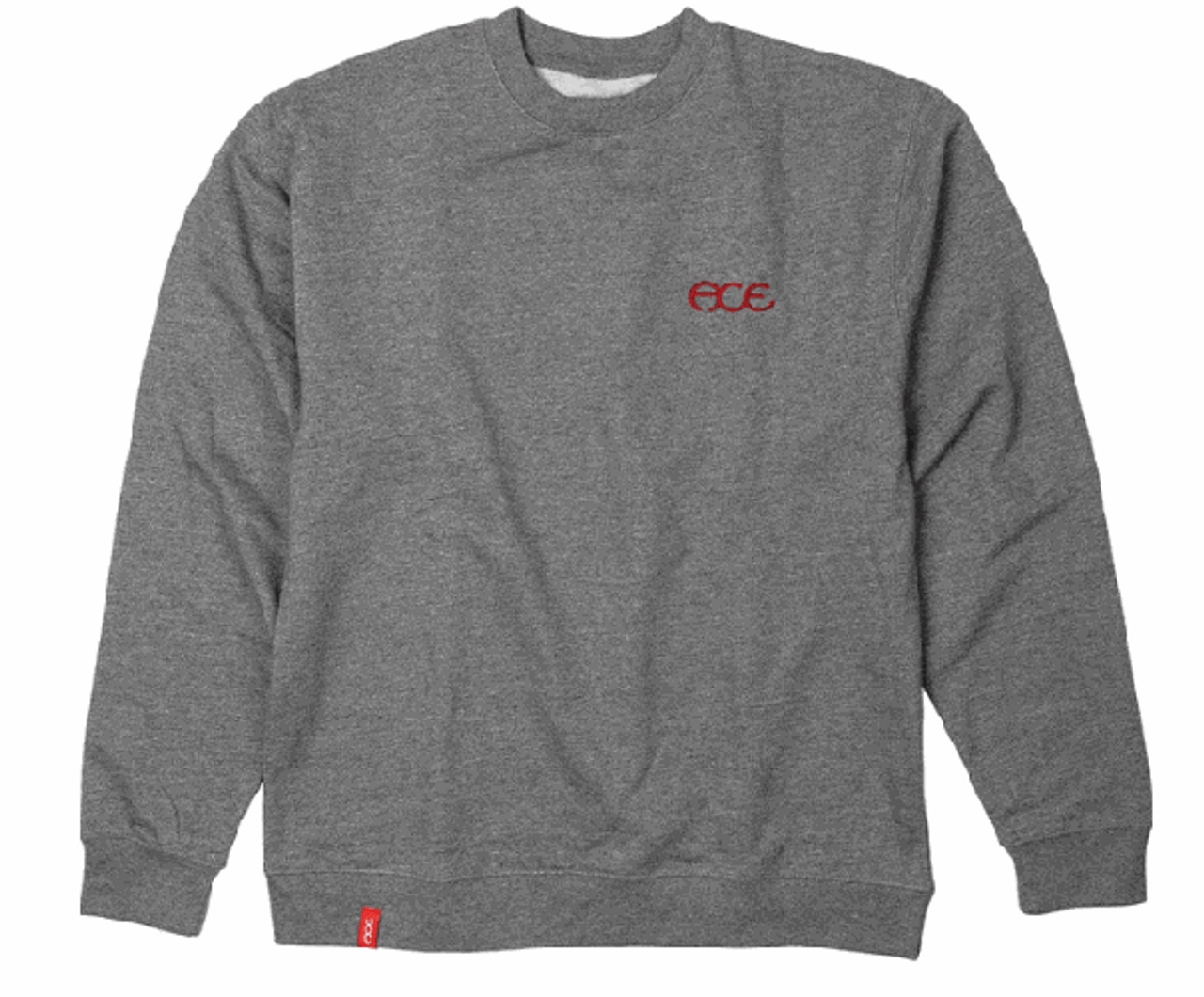 Ace Hutch Crew Neck Red SM Long Sleeve