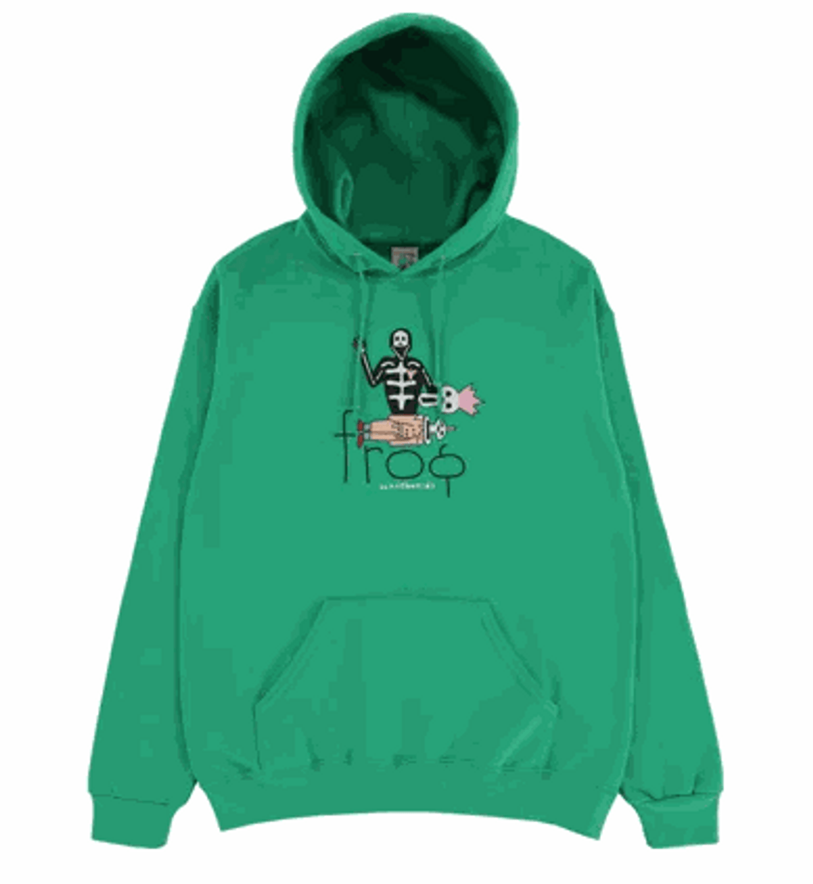 Frog After Life (Kelly Green) Hoodie XL