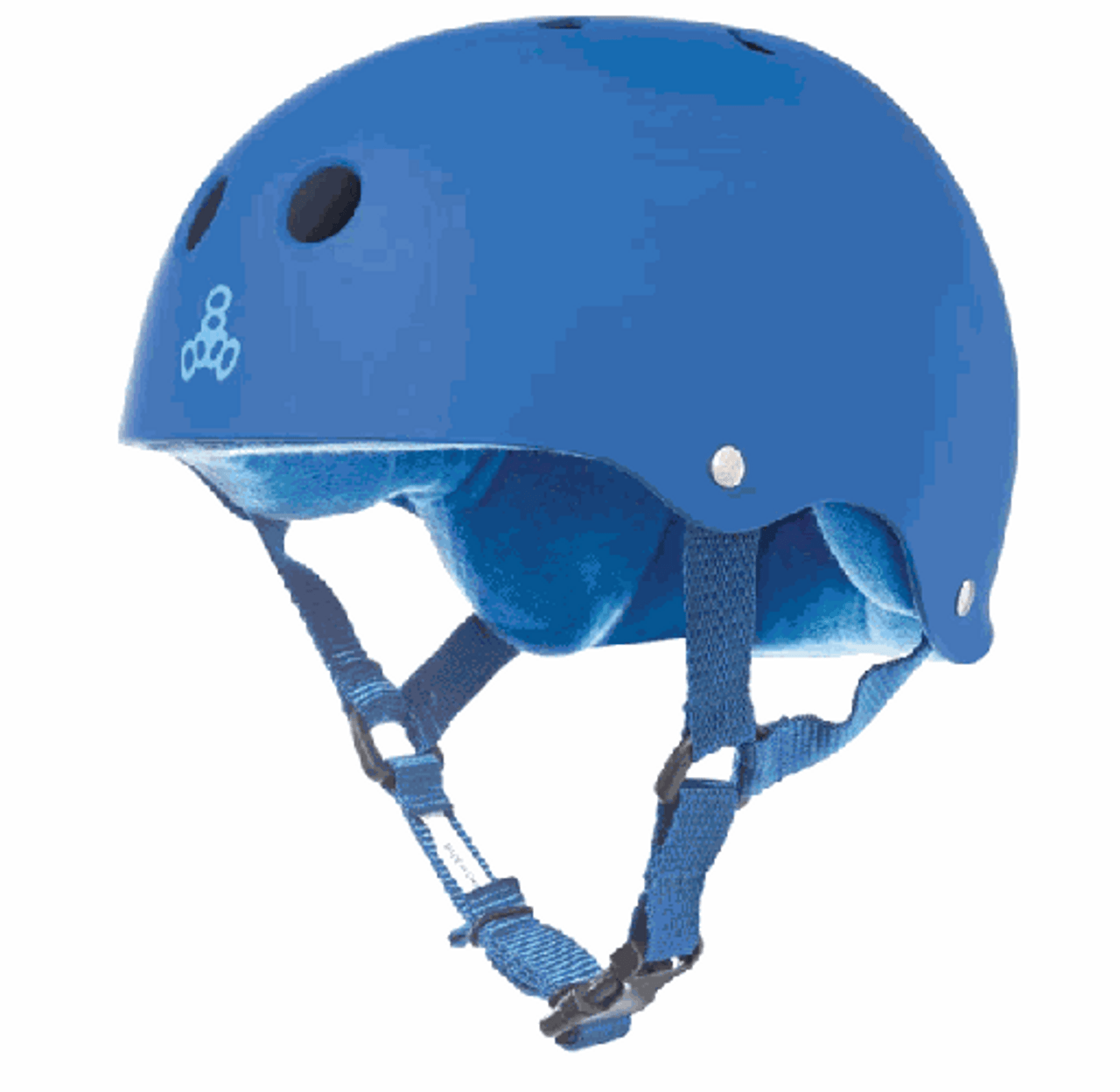 888 Sweatsaver Royal Blue Rubber Helmet LG