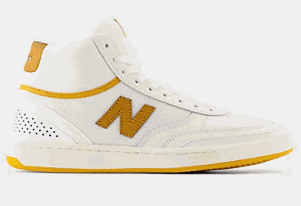 NB Numeric 440 High White/Yellow Size 6.5
