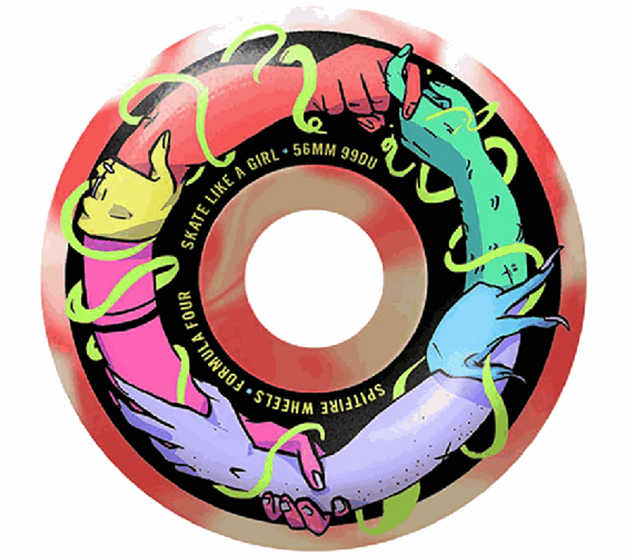 Spitfire 56mm 99D F4 Skate Like a Girl Classic Wheels