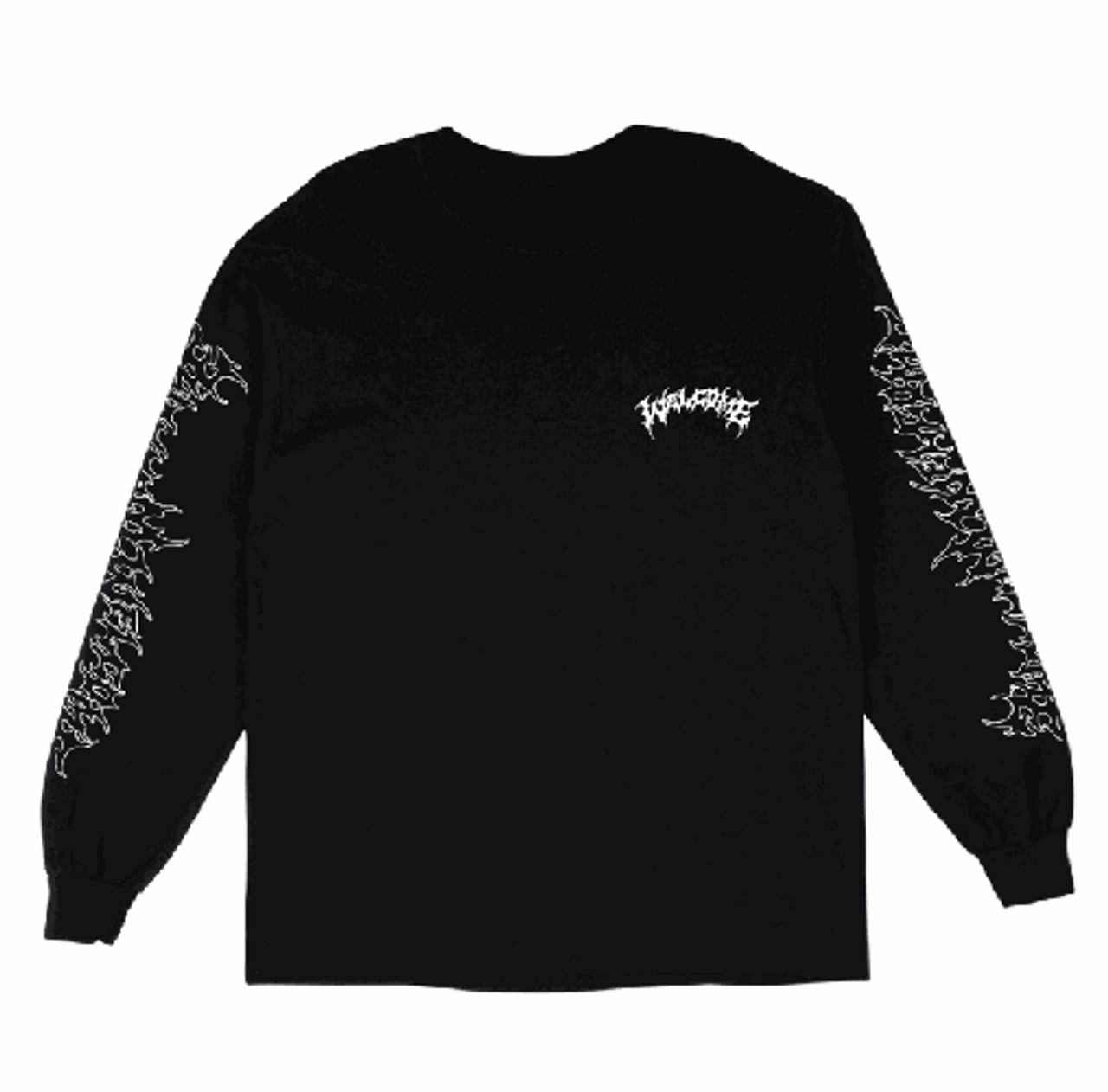 Welcome Barb Blk/Wht Long Sleeve Tee MD