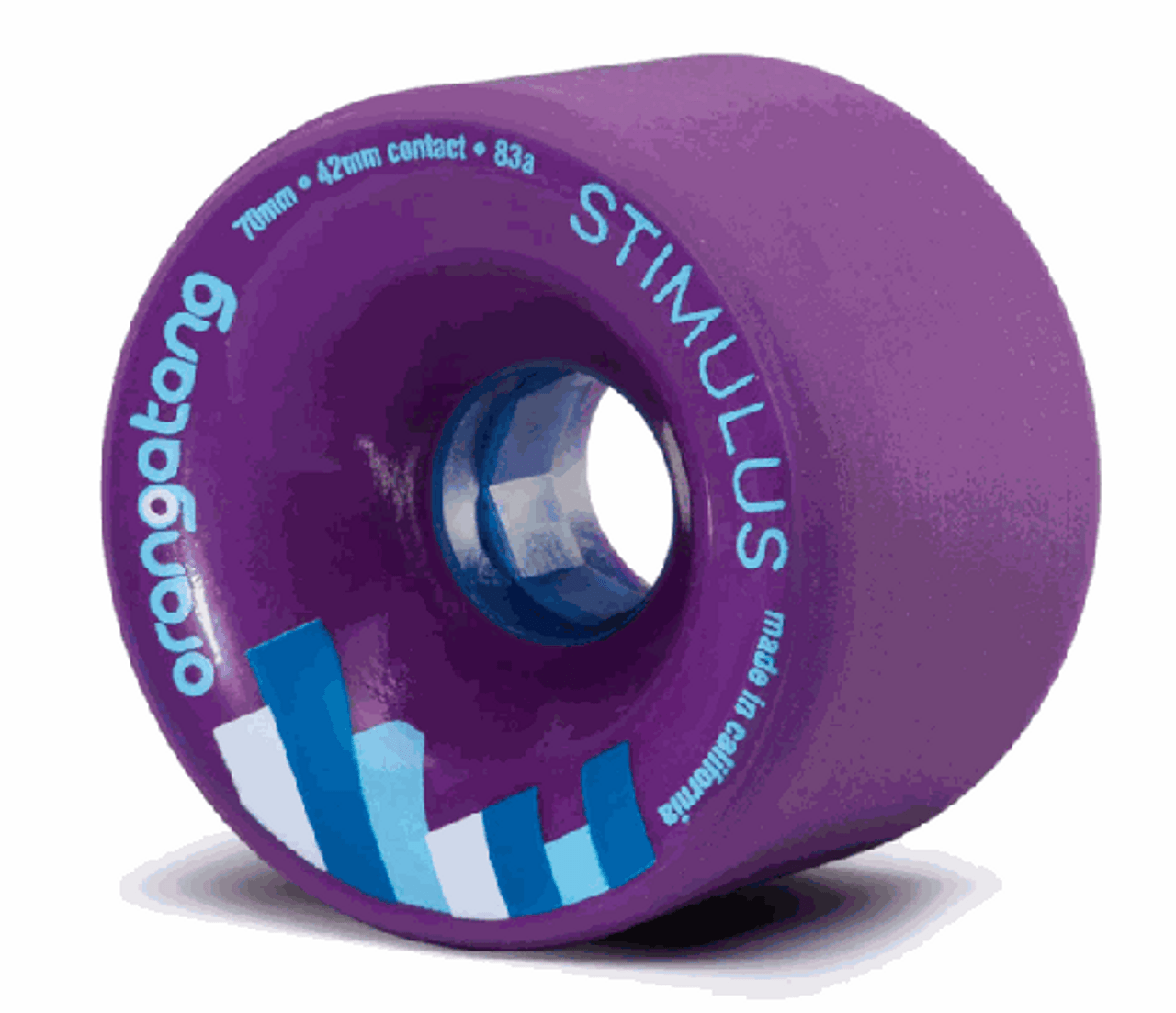 Orangatang Stimulus 70mm 83a Purple Wheels