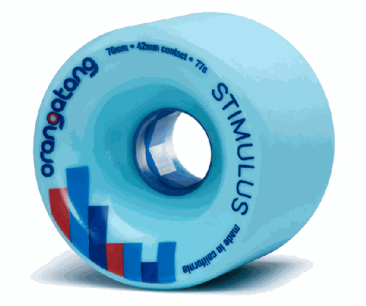 Orangatang Stimulus 70mm 77a Blue Wheels