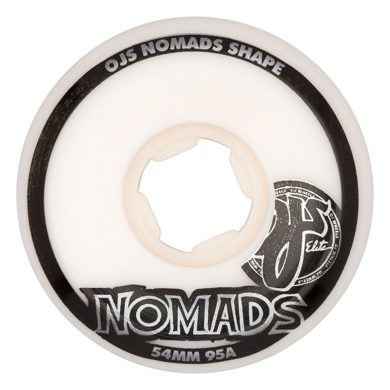 OJ 54mm 95a Elite White Nomads