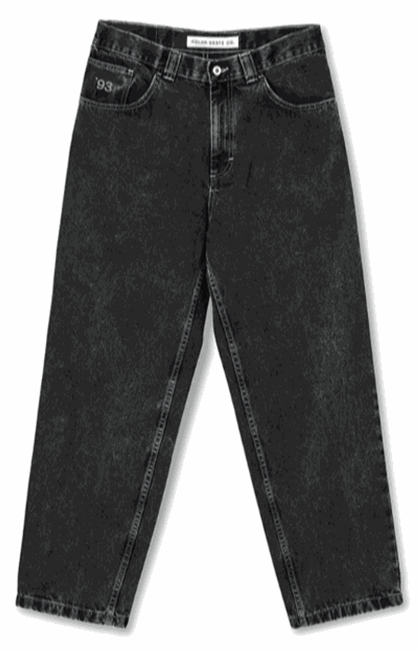 Polar 93! Denim (Silver Black) 32-30 - LoCo Skate Shop