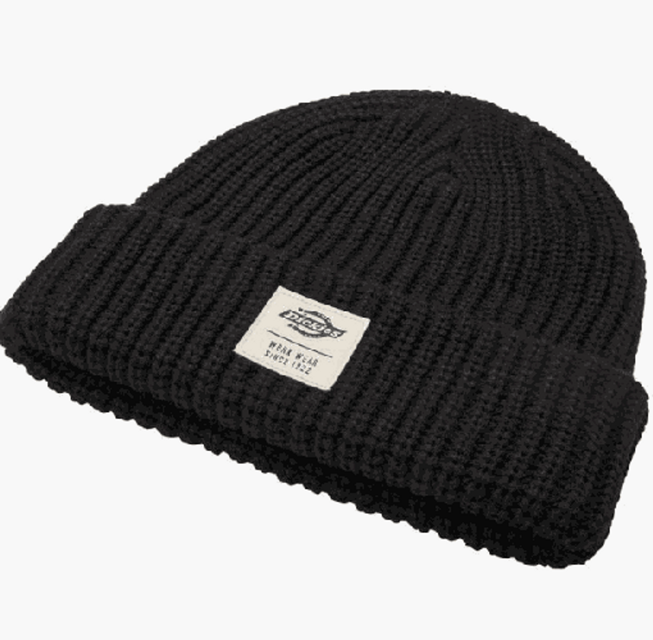 Dickies Black Knit Cuff Beanie