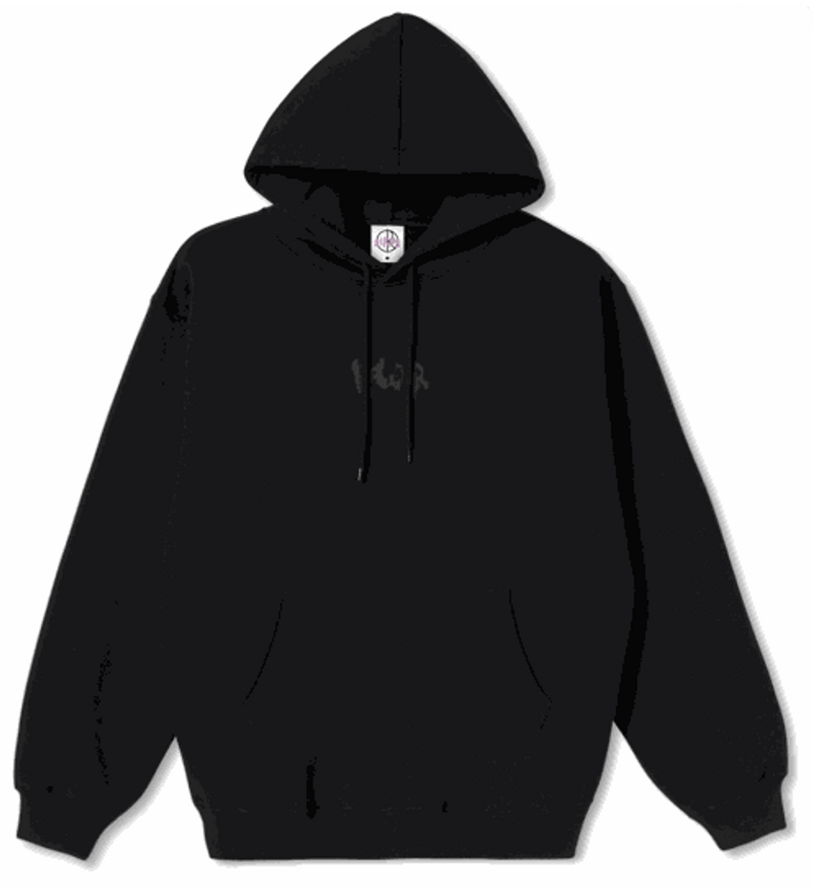 Polar Drip Logo Black Dave Hoodie MD