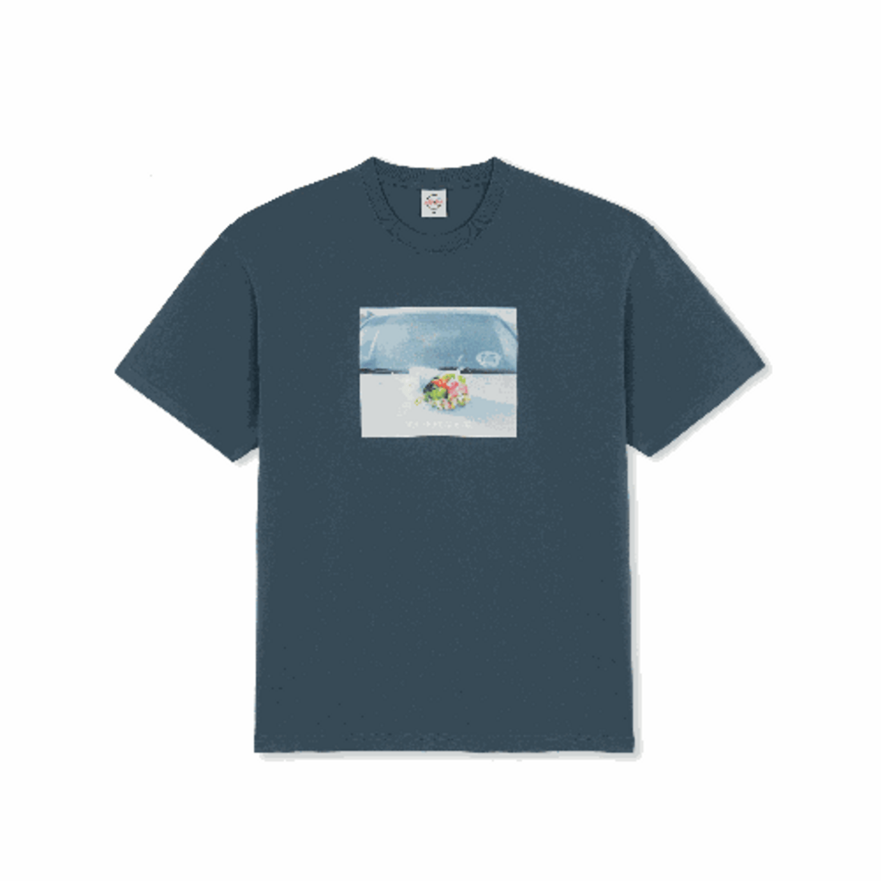 Polar Dead Flowers Tshirt (Grey Blue) LG