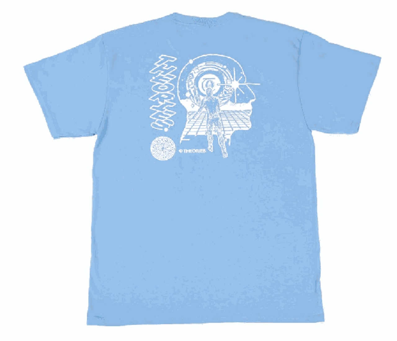 Theories Gridwalker Sky Blue Tshirt MD