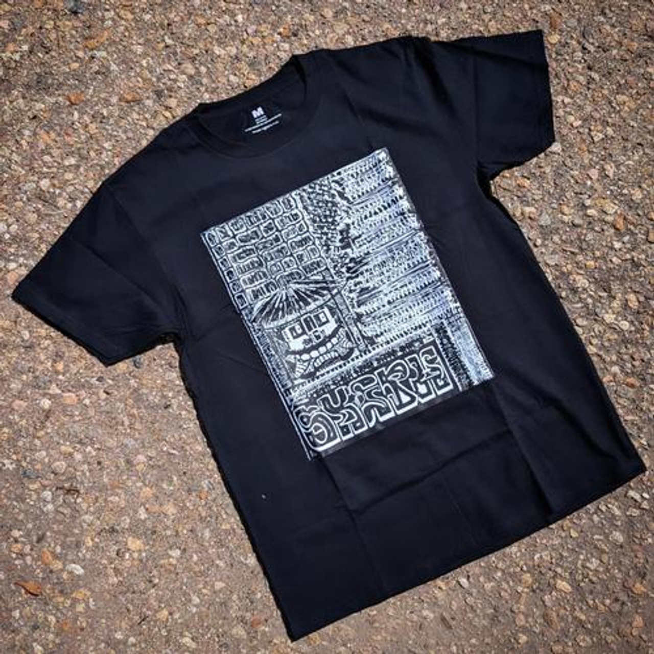 Skeph Print Tshirt Black MD