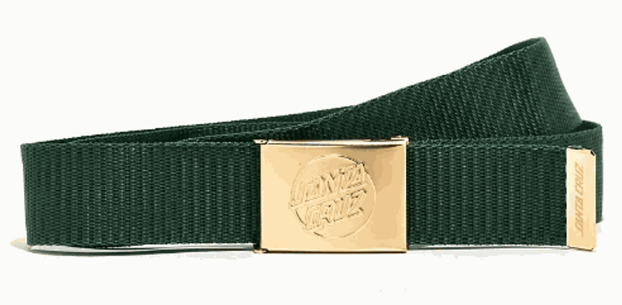 Santa Cruz Opus Dot Web Gold/Green Belt