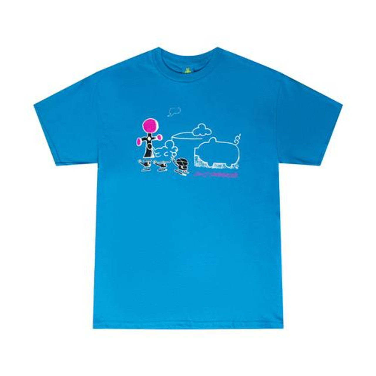 Frog Cloud Landed Tshirt (Turquoise) MD