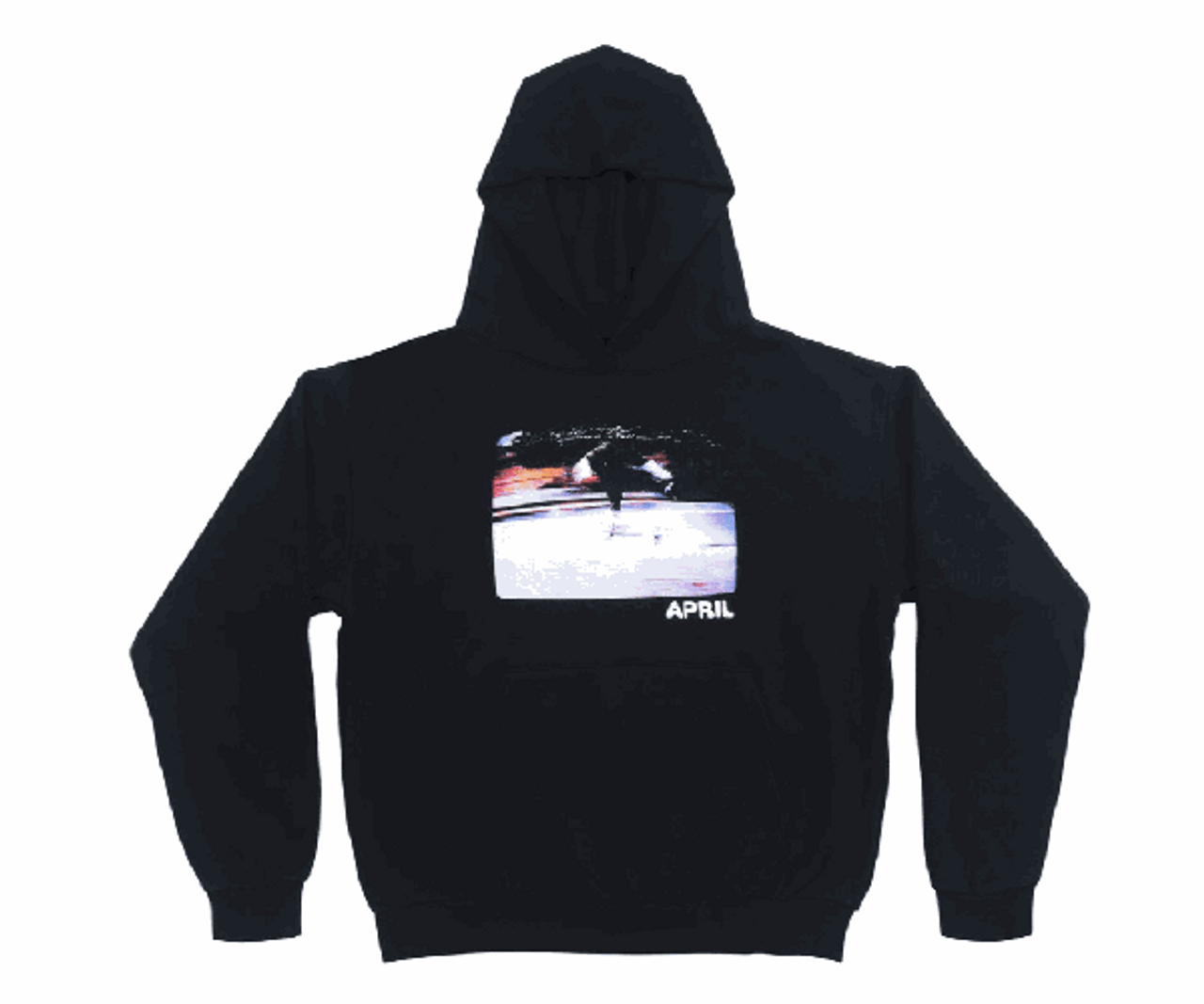 April Guy 1990 Black Hoodie MD