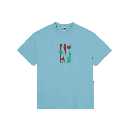 Polar Sitting Hands Tshirt (Sky Blue) MD