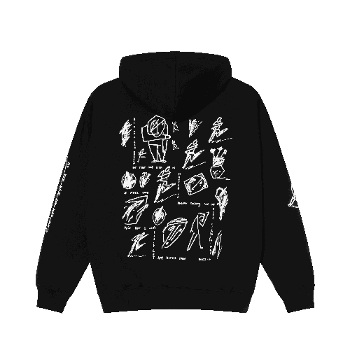 Polar Sad at Times Dave Hoodie (Black) LG