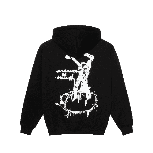 Last Resort Menories Hoodie (Black/White) XL