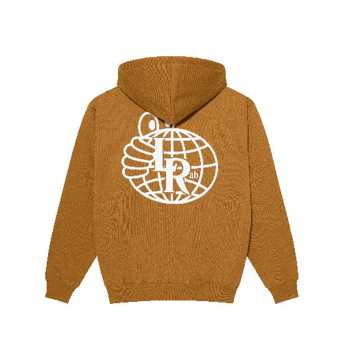 Last Resort Atlas Monogram Hoodie (Golden Brown/White) XL