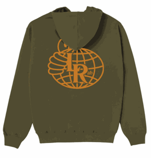 Last Resort AB Atlas Monogram Tactile Green Hoodie LG