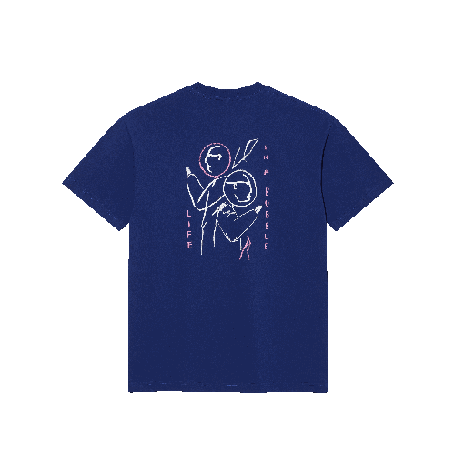 Polar Life in a Bubble (Deep Royal Blue) Tshirt LG