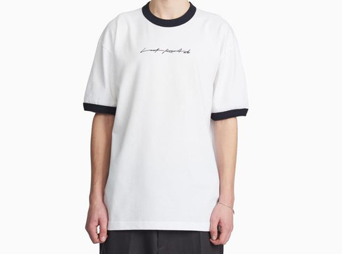 Last Resort Signature Ringer (White/Black) Tshirt MD