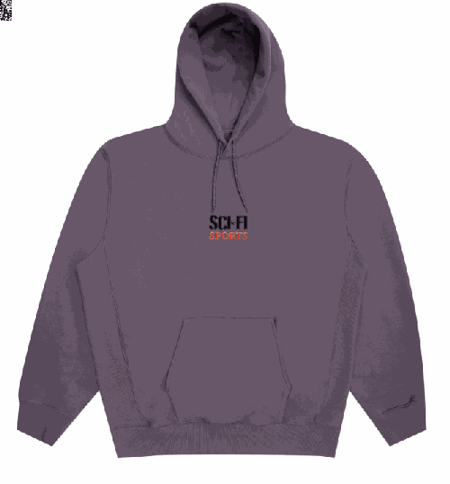 Sci-Fi Fantasy Sports (Purple Sage) Hoodie MD