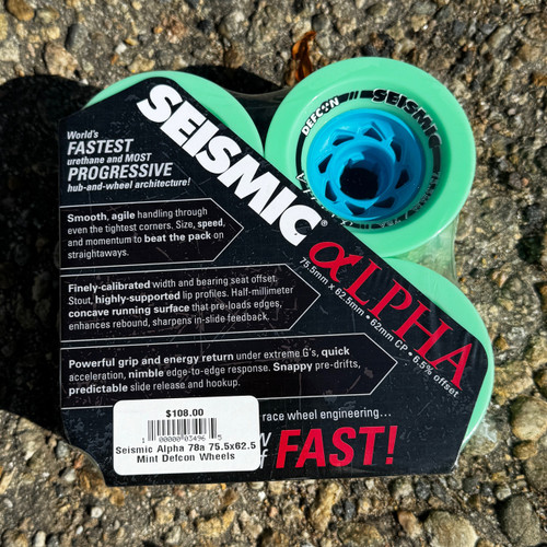 HOTSPOT 69mm 80a 78.5aミックス　defcon Seismic Hot spot Defcon Longboard Skateboard Wheels - 69mm 78.5a