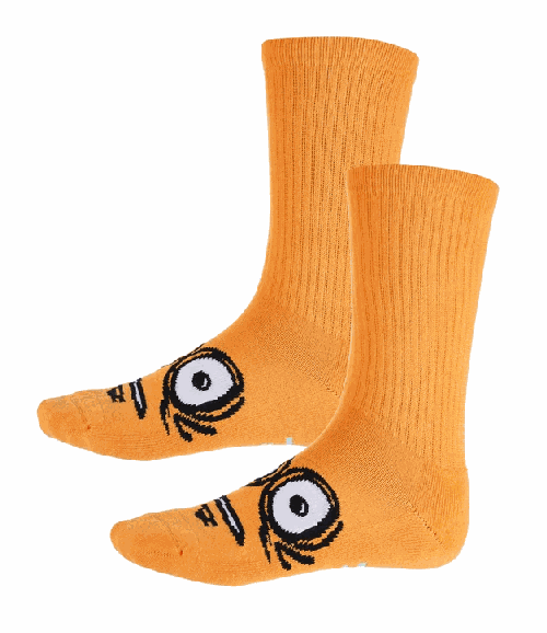 Heroin Big Egg Socks - Neon Orange Heroin Big Egg Socks - Neon Orange