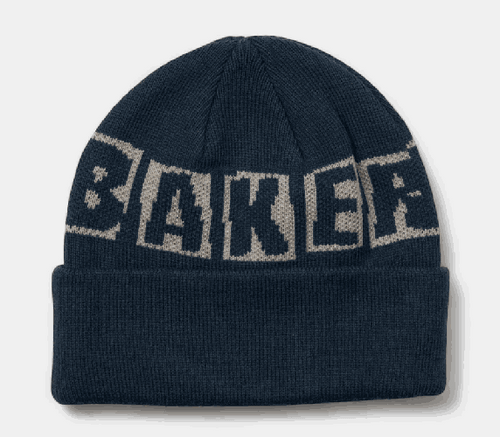 Baker Logo Beanie - Navy Baker Logo Beanie - Navy