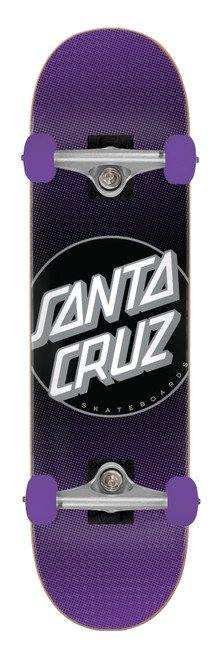 Santa Cruz skateboard complete, Other Dot skateboard complete, Dot Gradient skateboard complete, 8.0 skateboard complete, 8.0 x 31.25 skateboard complete, standard width skateboard complete, street skateboard complete, park skateboard complete, ready to ride skateboard, maple skateboard complete, beginner skateboard complete, Santa Cruz Dot graphic