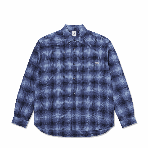 Polar Mitchell (Blue/Shadow Checker) Longsleeve LG