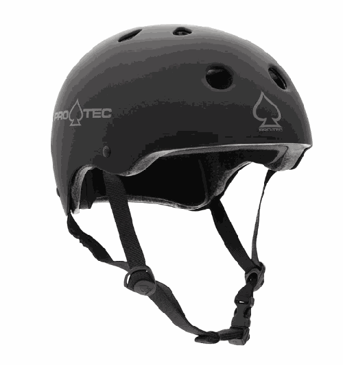 Pro Tec Certified Classic Helmet (Matte Black) LG