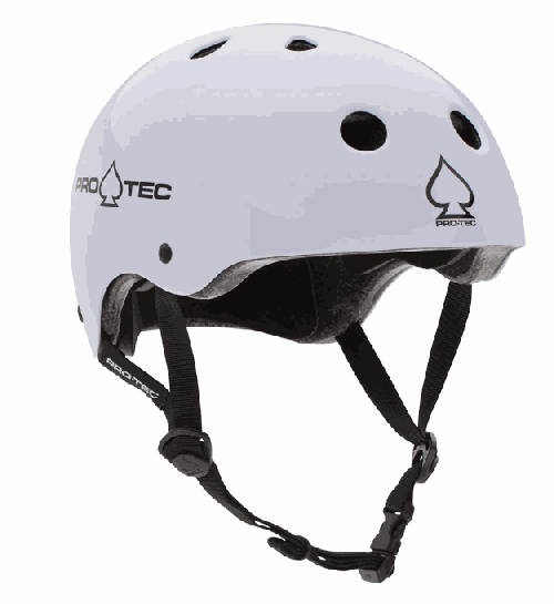 Pro Tec Certified Classic Helmet (Gloss White) XS