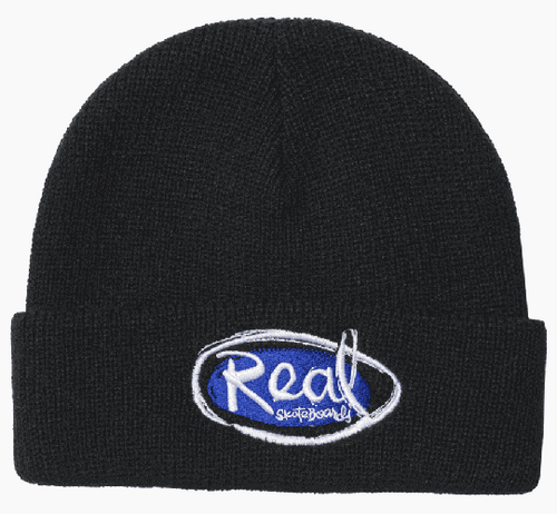 Real Natas Oval Black Beanie