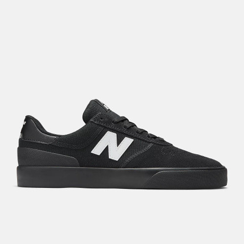 New Balance Numeric 272, NB Numeric 272 Black White, New Balance skate shoes, black white skate shoes, vulcanized skate shoes, low top skate shoes, suede canvas skate shoes, men’s skate shoes, unisex skate shoes, durable skateboarding shoes, New Balance Numeric footwear, classic skate shoes