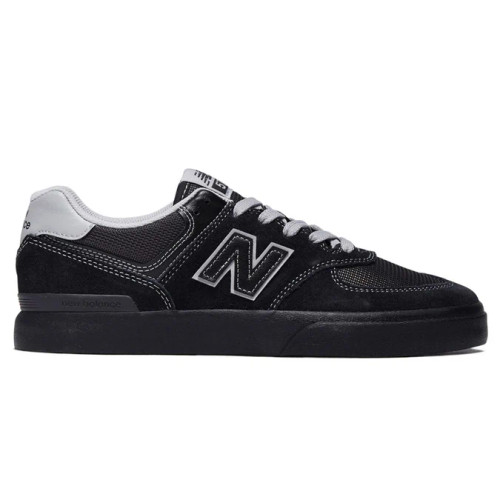 NB# 574 Vulc Black/Grey skateboarding shoes