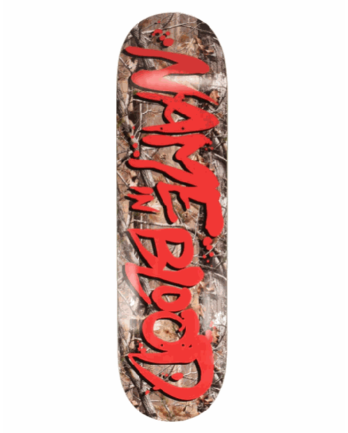Name in Blood Camo Deck