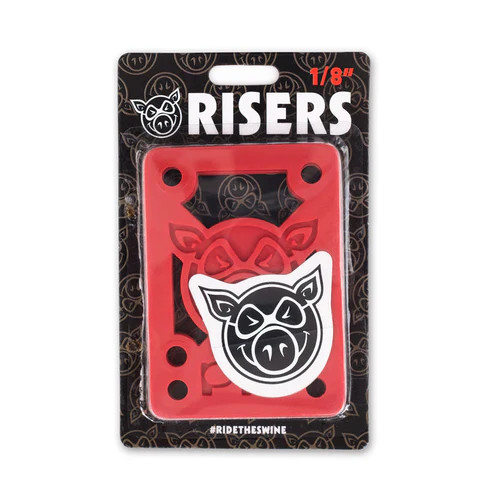 Pig 1/8" Riser Pads - Red