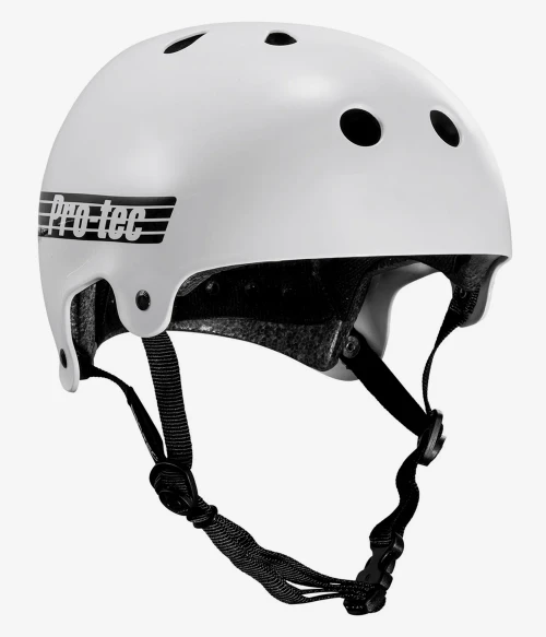 Pro-Tec Old School Certified Helmet - Gloss White