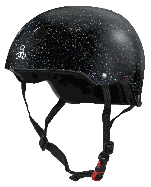888 The Certified Sweatsaver Helmet - Black Glitter