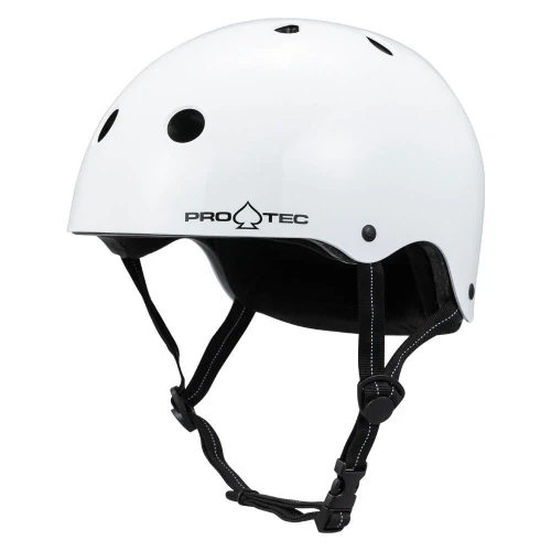 Pro-Tec Low Pro Certified Helmet - Gloss White