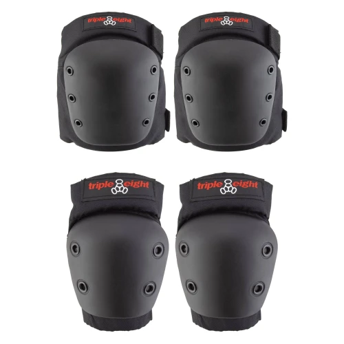 888 Street Elbow/Knee 2-Pack Pads Set - Black - XS