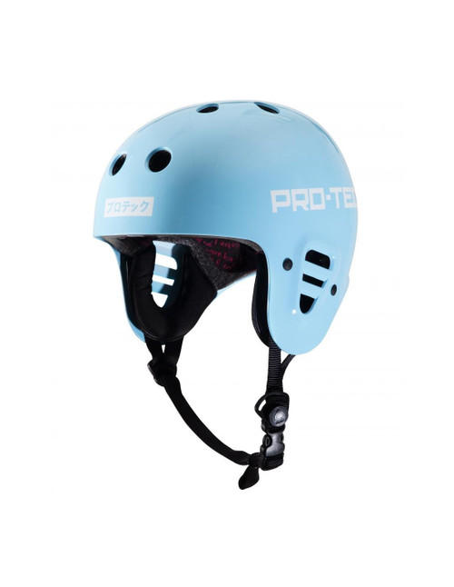 Pro-Tec Full Cut Skate Helmet - Sky Brown Blue - SM