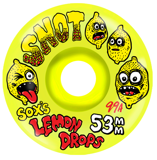 Snot 53mm 99a Sox's Lemon Drops Conical Wheels