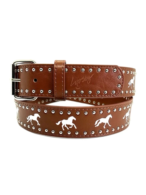 Loosey Brown Stallion Belt