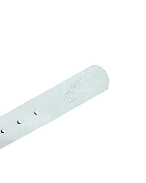 Loosey White Stud Finder Belt