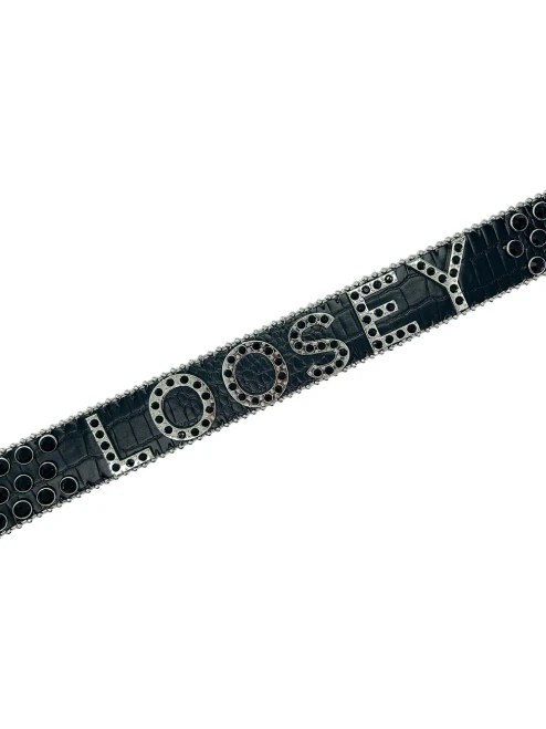Loosey "Loosey" Bold Rhinestone Belt