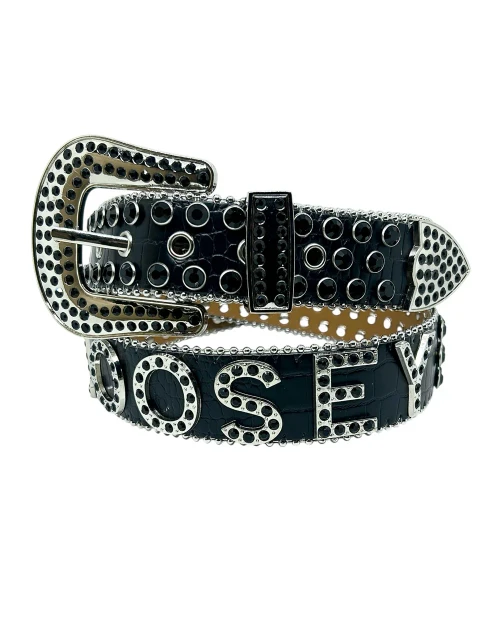 Loosey "Loosey" Bold Rhinestone Belt