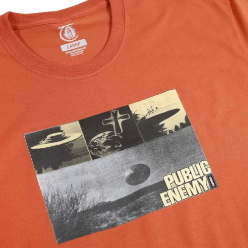 Theories Public Enemy Orange Tshirt XL