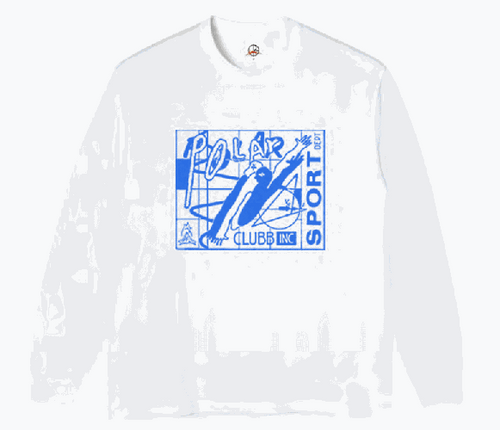 Polar Clubb Inc White LS Tshirt LG